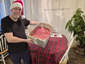 David and Wrapped Box